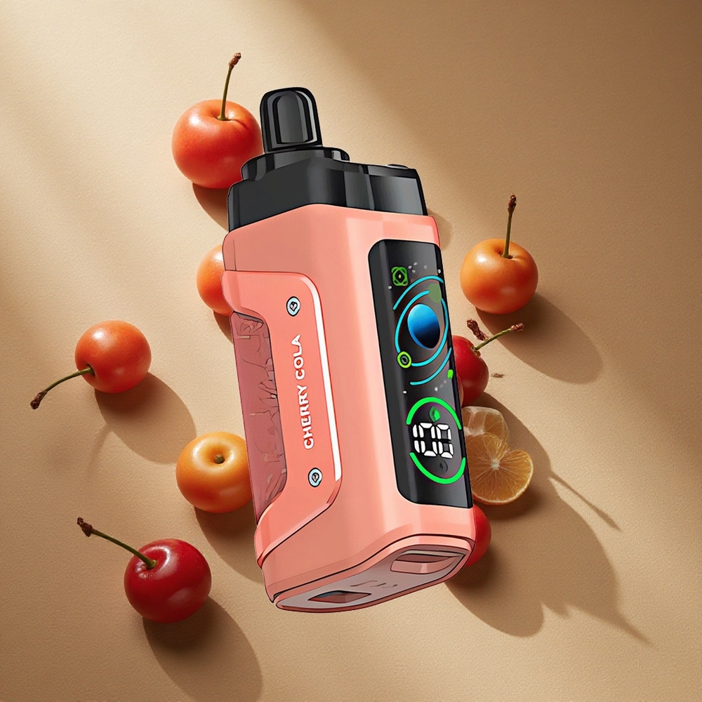 Razz Bar 45000 Züge Einweg-Vape Kirsch-Cola mit 1,0 Ohm Mesh Coil & Typ-C-Aufladung