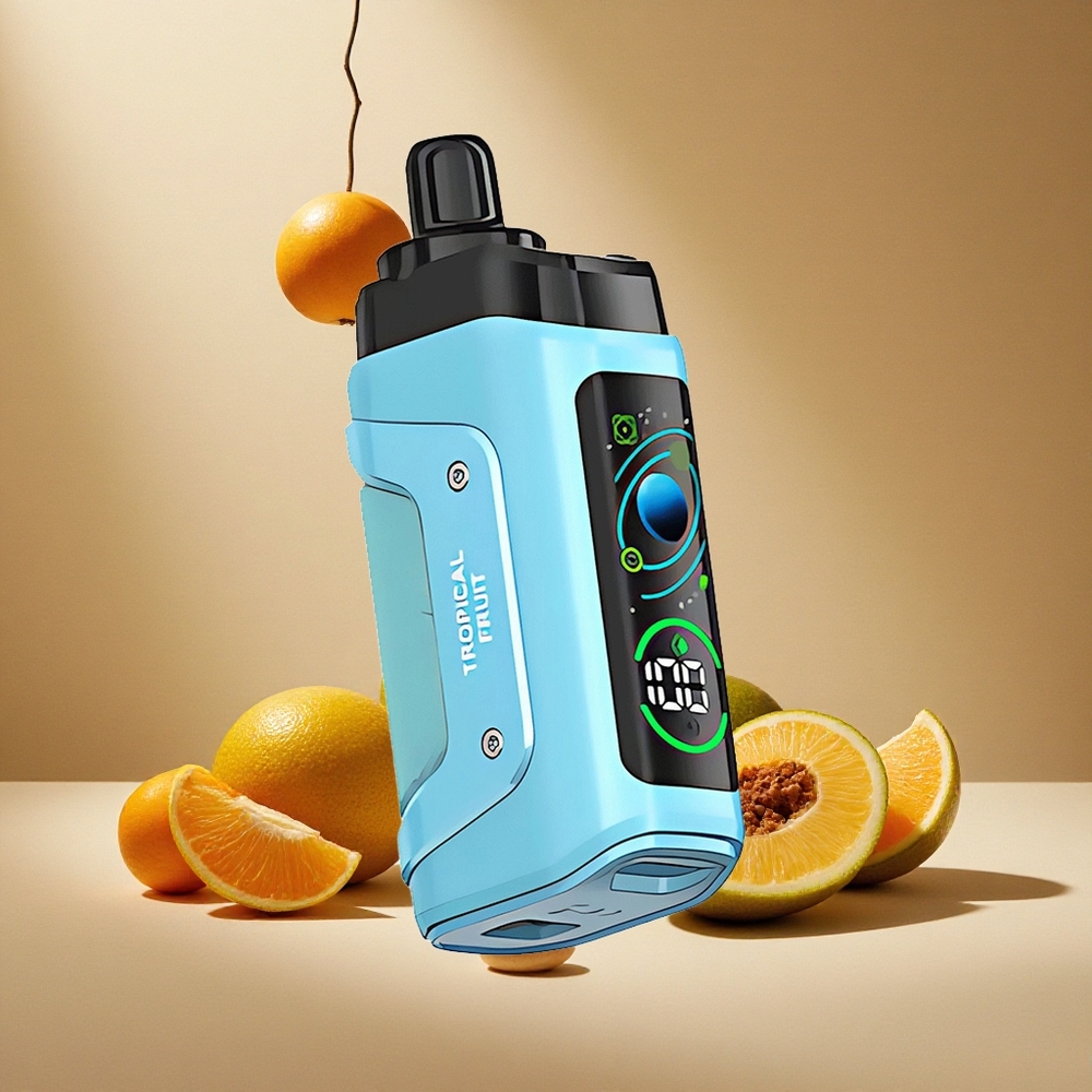 Razz Bar 45000 Züge Einweg-Vape Tropische Frucht mit 1,0 Ohm Mesh Coil und Typ-C-Aufladung