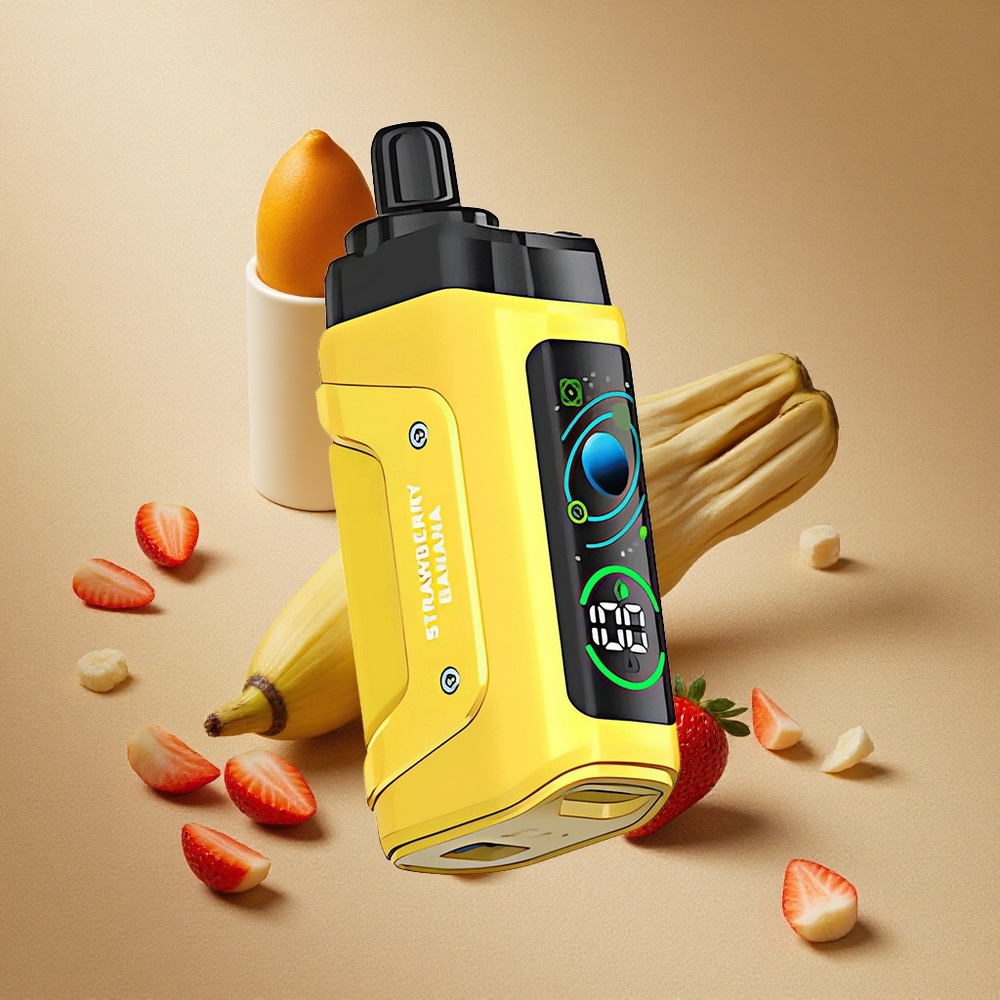 Razz Bar 45000 Züge Wegwerf-Vape Erdbeere Banane Typ-C Aufladbar 20 mg/ml Nikotin