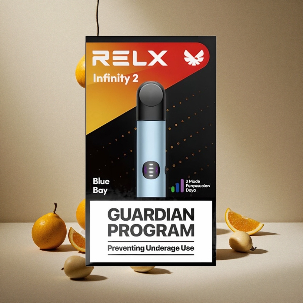 RELX Infinity 2 600-650 Züge Blau Vape Device mit 1,9 ml Pod-Kapazität