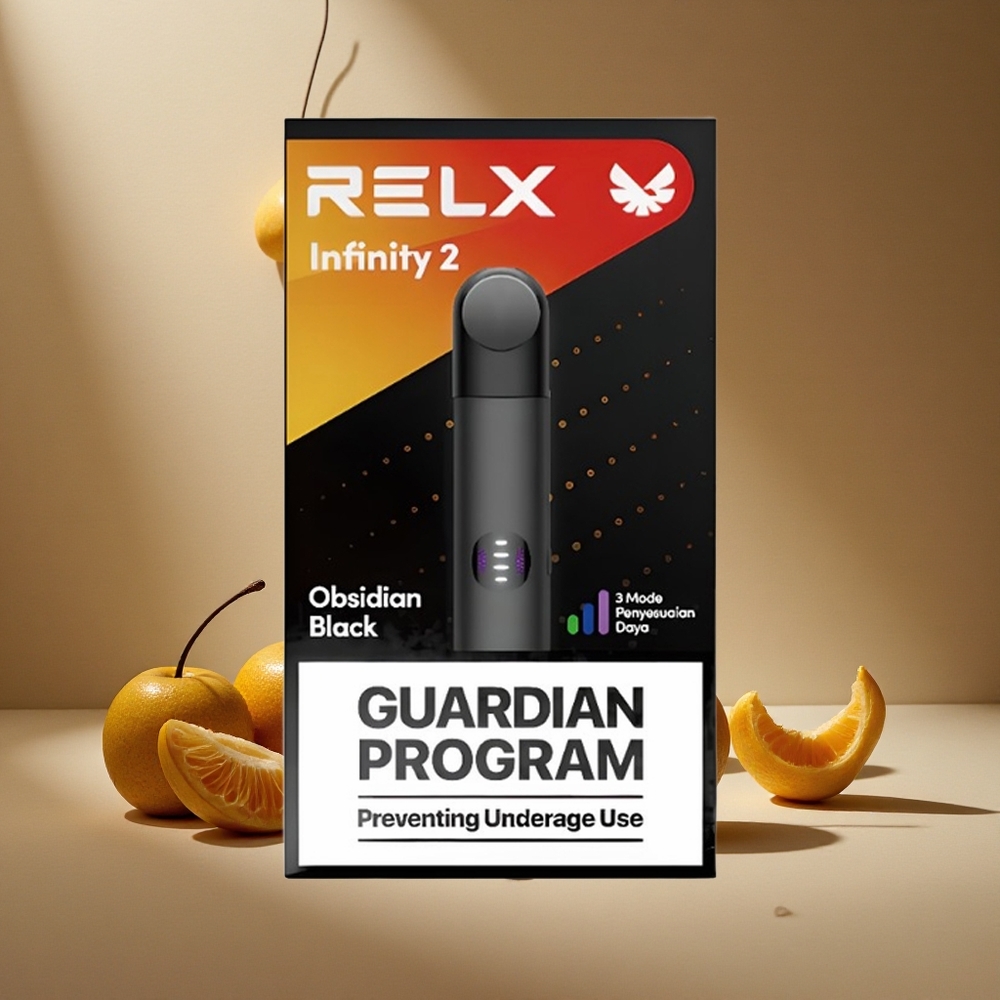 RELX Infinity 2 600-650 Züge Dunkelasteroid Pod-Kapazität: 1,9 ml USB Typ-C