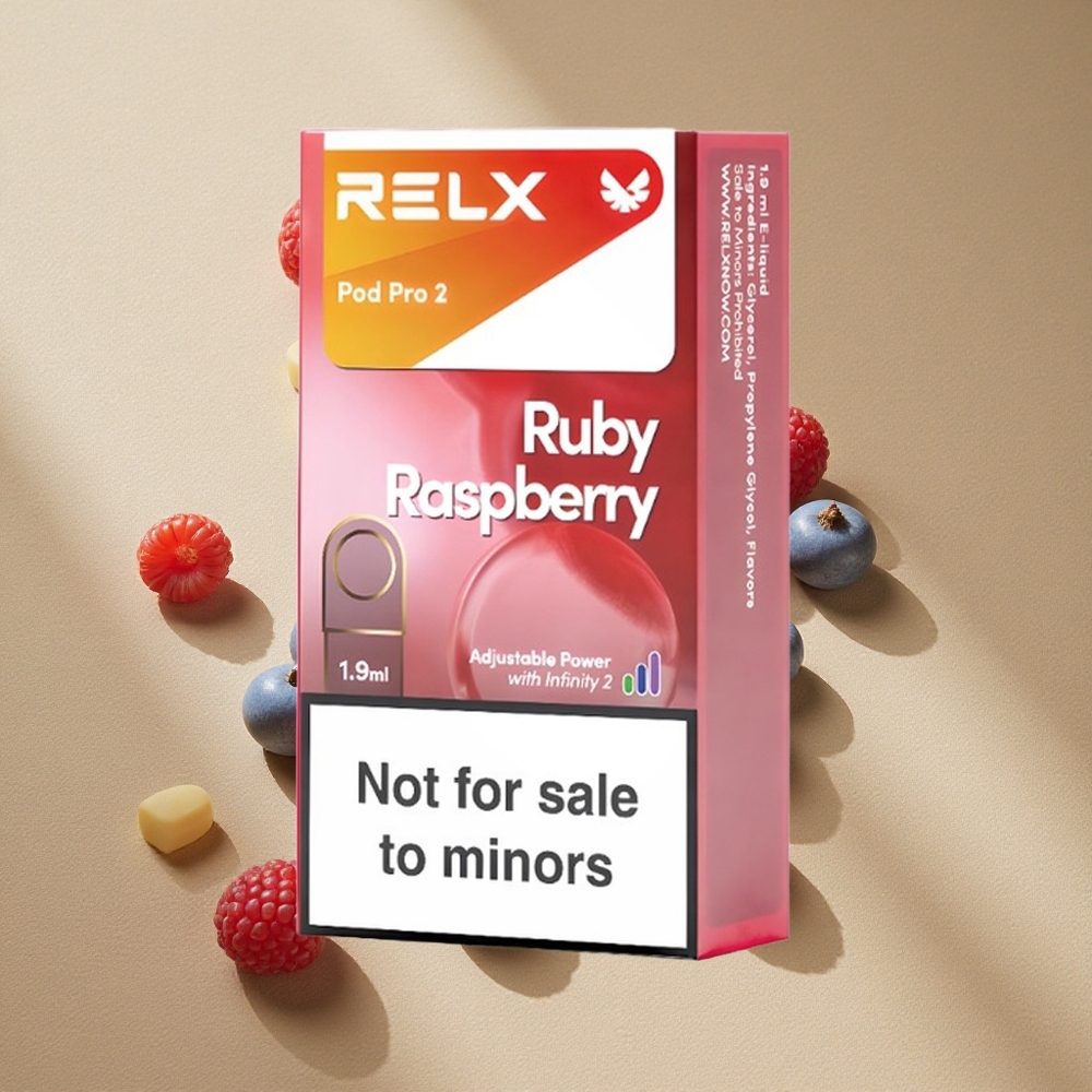 RELX Pod Pro 2 600 Züge Blaue Himbeere 1,9ml Nikotinfrei
