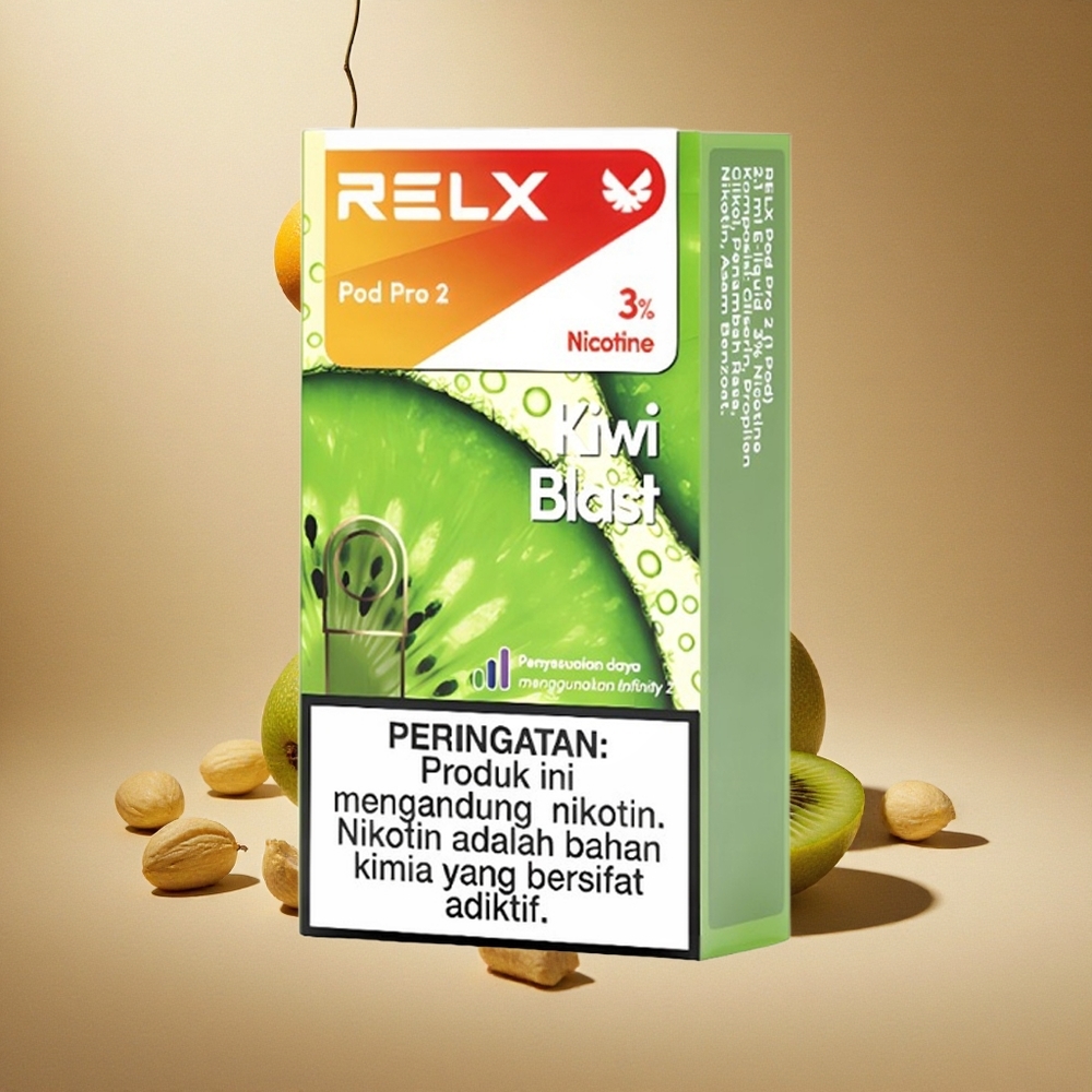 RELX Pod Pro 2 600 Züge Kiwi-Geschmack 1,9ml Tank 3% Nikotin