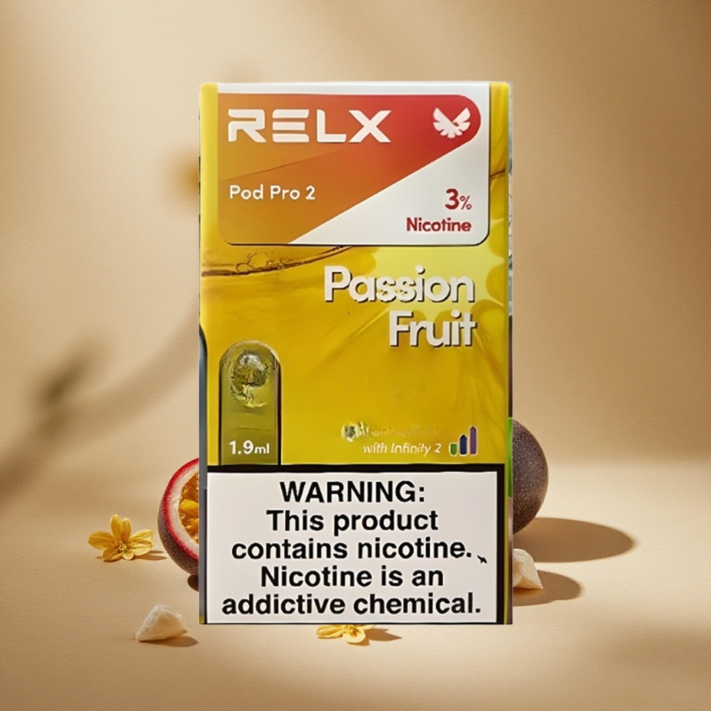 RELX Pod Pro 2 600 Züge Maracuja Geschmack 1,9ml Nikotingehalt: 3%