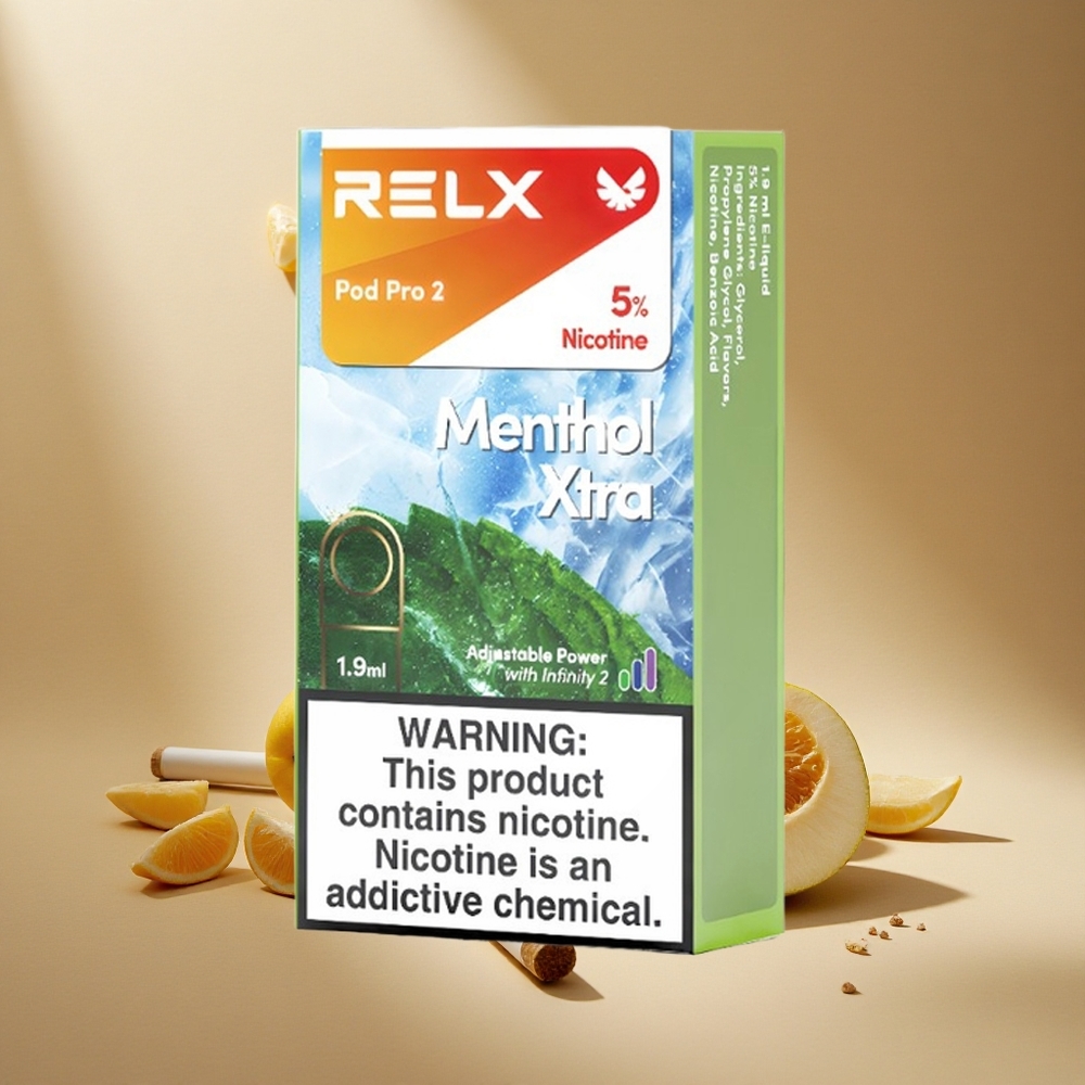 RELX Pod Pro 2 600 Züge Menthol Xtra 1,9ml 5% Nikotin
