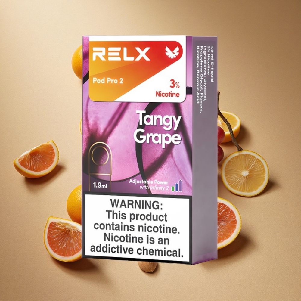 RELX Pod Pro 2 600 Züge Saure Traube Nikotingehalt: 3%