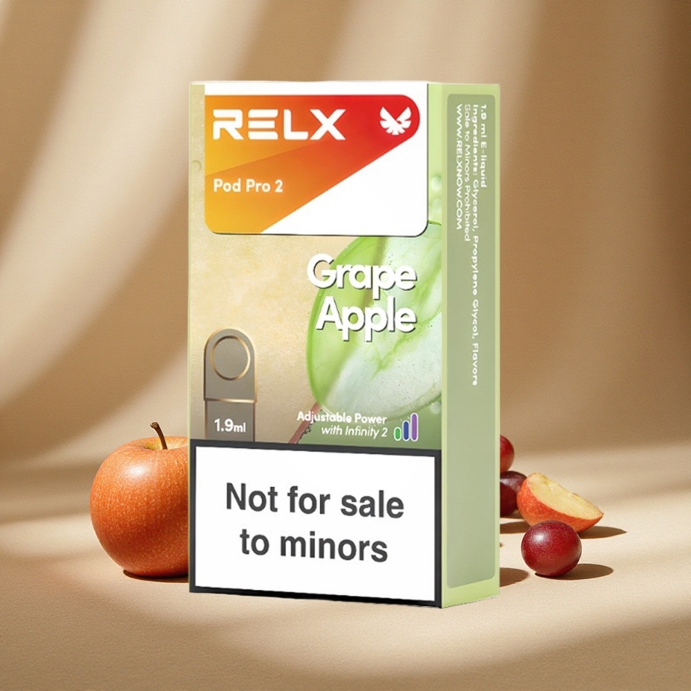 RELX Pod Pro 2 600 Züge Traube Apfel 1,9ml