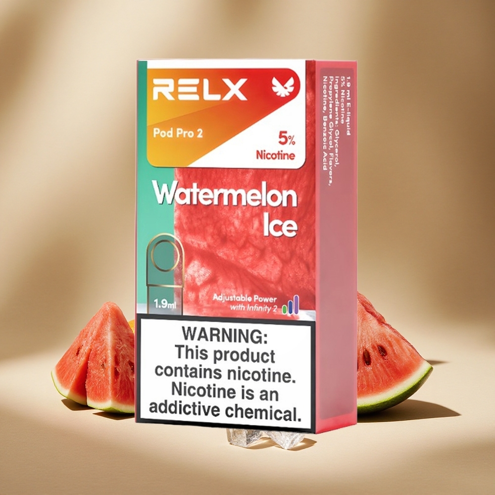 RELX Pod Pro 2 600 Züge Wassermelone-Eis 1,9ml 5% Nikotin