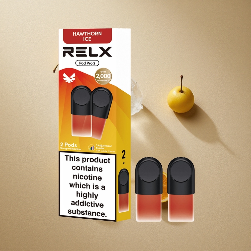 RELX Pod Pro 2 600 Züge Weißdorn-Eis 1,9ml 3 Leistungsstufen
