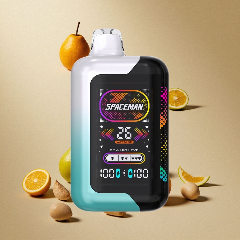 SMOK SPACEMAN SP40000 Frische Minze Wegwerf-Vape mit 40000 Züge und 20ml Flüssigkeitskapazität