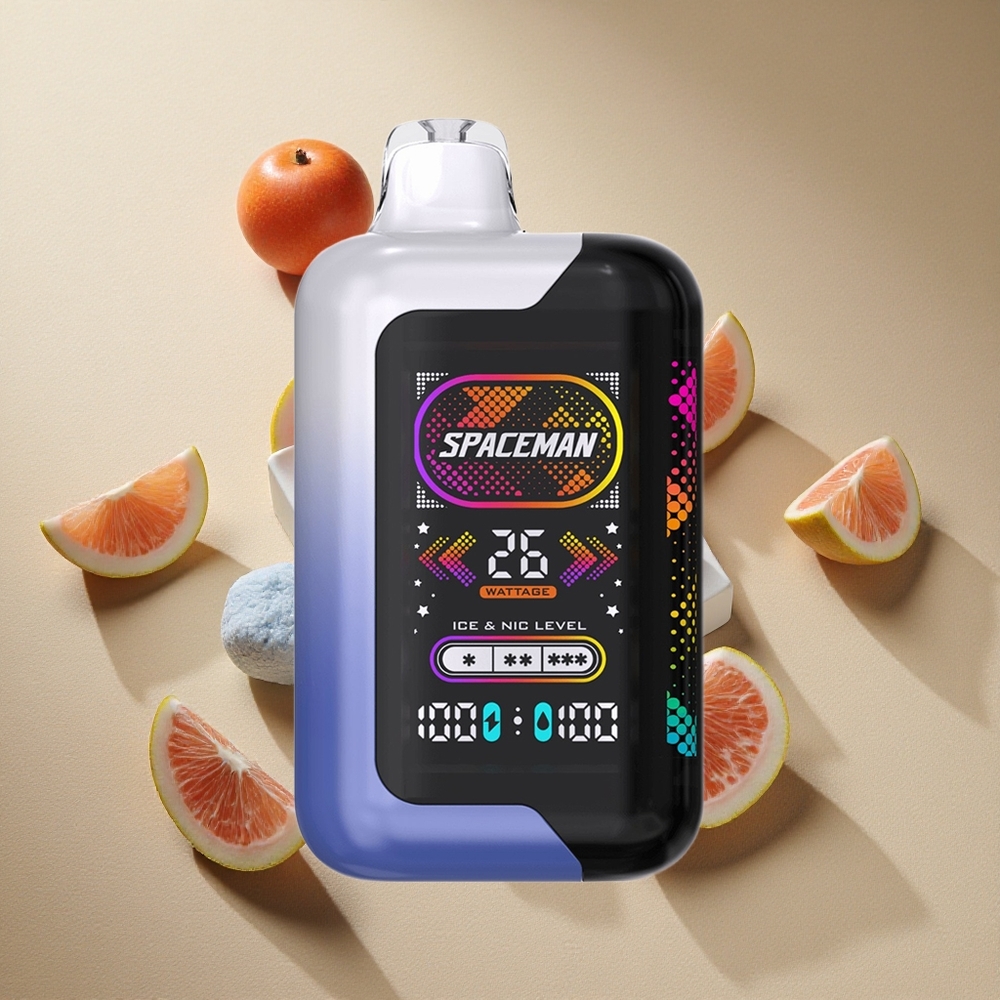 SMOK SPACEMAN SP40000 Wegwerf-Vape Blaue Himbeere Eis mit 40000 Züge und 20ml e-Liquid