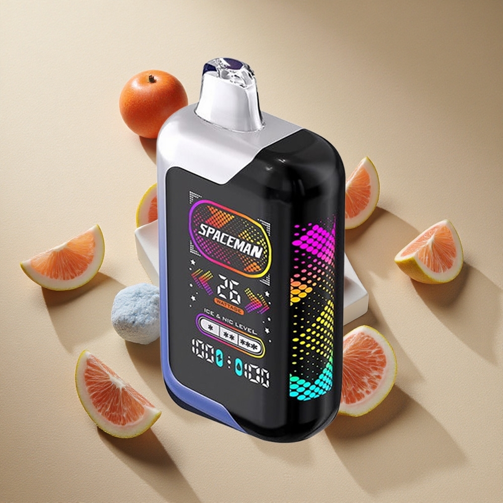 SMOK SPACEMAN SP40000 Wegwerf-Vape Blaue Himbeere Eis mit 40000 Züge und 20ml e-Liquid