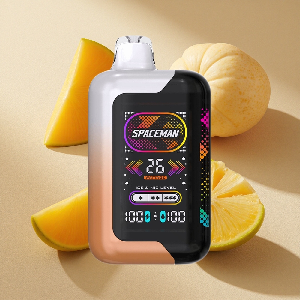SMOK SPACEMAN SP40000 Wegwerf-Vape Saure Mango Honigtau mit 40000 Züge und 20ml e-Liquid