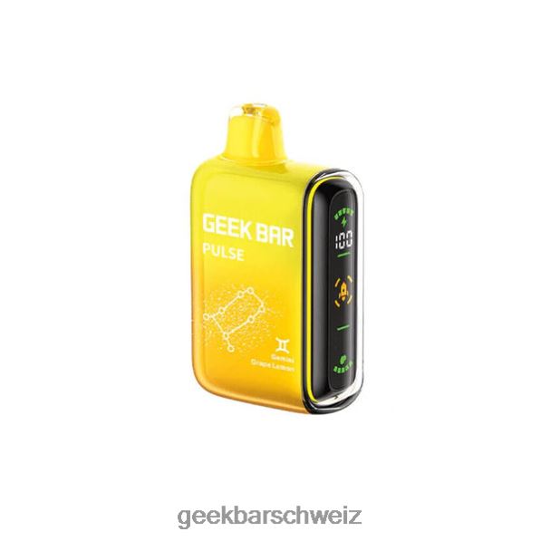 Geek Bar Nikotinfrei - Geek Bar Pulse Einweg 4264819 Traubenzitrone