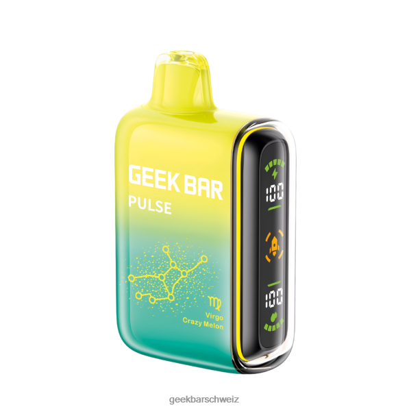 Geek Bar Online Bestellen - Geek Bar Pulse 15.000 Einweg-Vaporizer 4264866 Jungfrau verrückte Melone