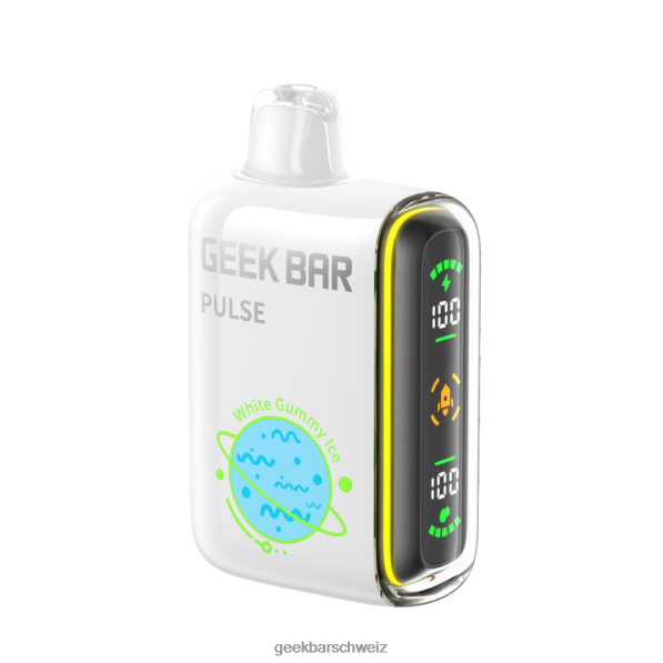 Geek Bar Vape Flavors - Geek Bar Pulse 15.000 Einweg-Vaporizer 4264868 weißes Gummieis