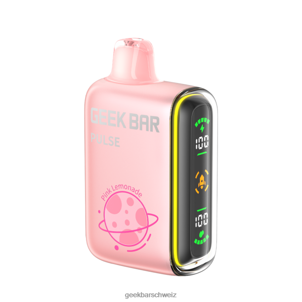 Geek Vape Verdampfer - Geek Bar Pulse 15.000 Einweg-Vaporizer 4264857 pinke Limonade